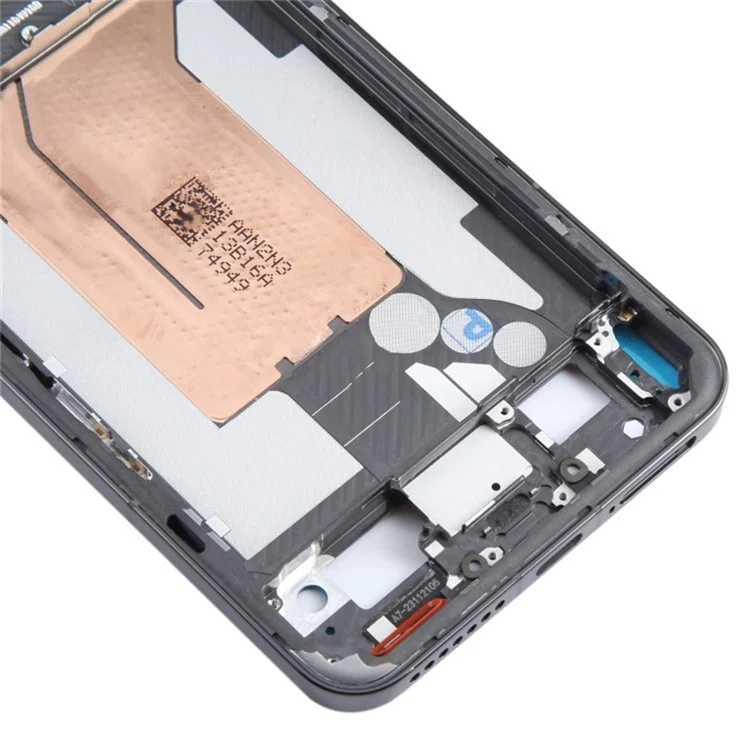 Para Xiaomi 14 Pro Phone Middle Plate Frame Piezas de Reparación (A-Side) (sin Logotipo) - Negro