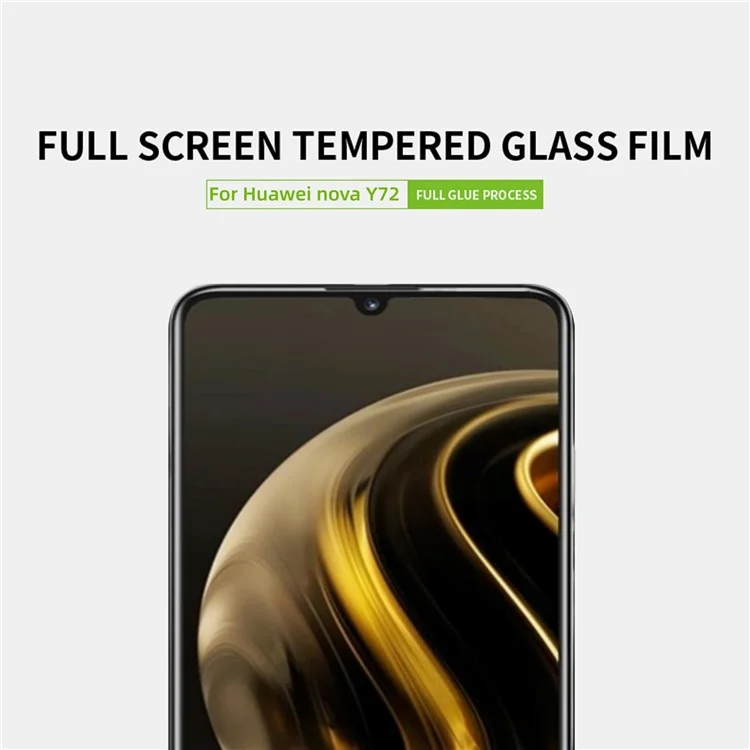 Pinwuyo JK Tempered Glass Film Series-2 Für Huawei Nova Y72 4G Bildschirmschutz Anti-kratzer-film