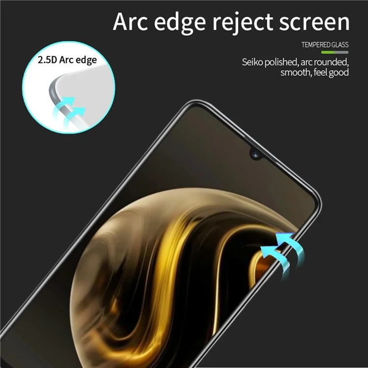 Pinwuyo JK Tempered Glass Film Series-2 Für Huawei Nova Y72 4G Bildschirmschutz Anti-kratzer-film