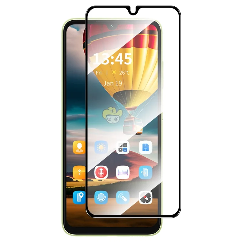 ENKAY HAT PRINCE for Xiaomi Redmi A3 4G / Poco C61 4G Screen Protector Silk Printing Full Glue Ultra Clear Film
