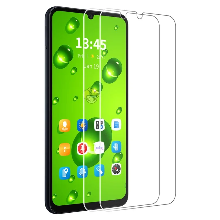 ENKAY HAT PRINCE 2Stück Für Xiaomi Redmi A3 4G / Poco C61 4G Vollkleber-Bildschirmschutz HD Klarer Bildschirmfilm