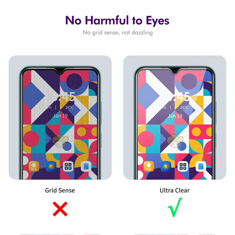ENKAY HAT PRINCE For Xiaomi Redmi A3 4G / Poco C61 4G Tempered Glass Screen Protector Anti-Peep Full Cover Film