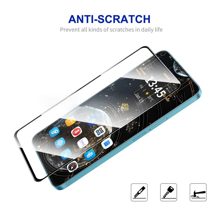 ENKAY HAT PRINCE 5 Stück für Motorola Moto G Play (2024) 4G Bildschirmschutz 2,5D 9H Seidendruckfilm