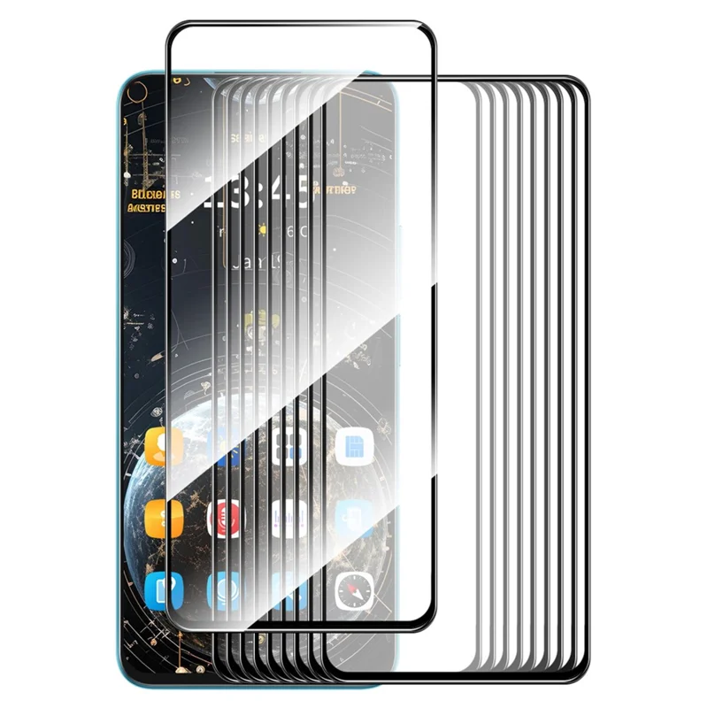 ENKAY HAT PRINCE 10Pcs for Motorola Moto G Play (2024) 4G Screen Protector Silk Printing Protective Film