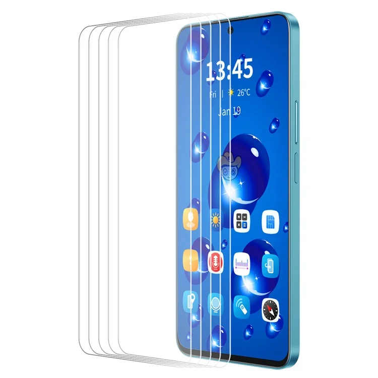 ENKAY HAT PRINCE 5Pcs For Nothing Phone (2a) Plus / Phone (2a) Защитная пленка для экрана Взрывобезопасная, чувствительная к прикосновениям