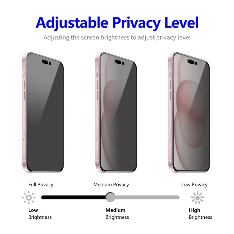 ENKAY HAT PRINCE Per iPhone 14 Pro Max Protezione dello schermo Pellicola anti-sbirciamento a 28 gradi Facile installazione