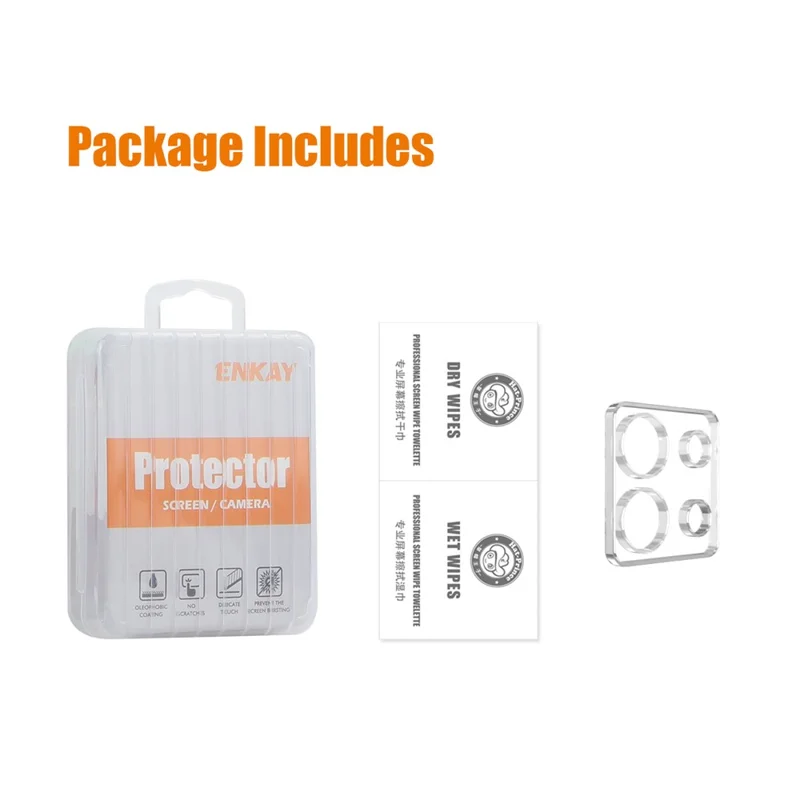 ENKAY HAT PRINCE For Xiaomi Redmi Note 13 5G Camera Lens Protector High Clarity Tempered Glass Lens Film