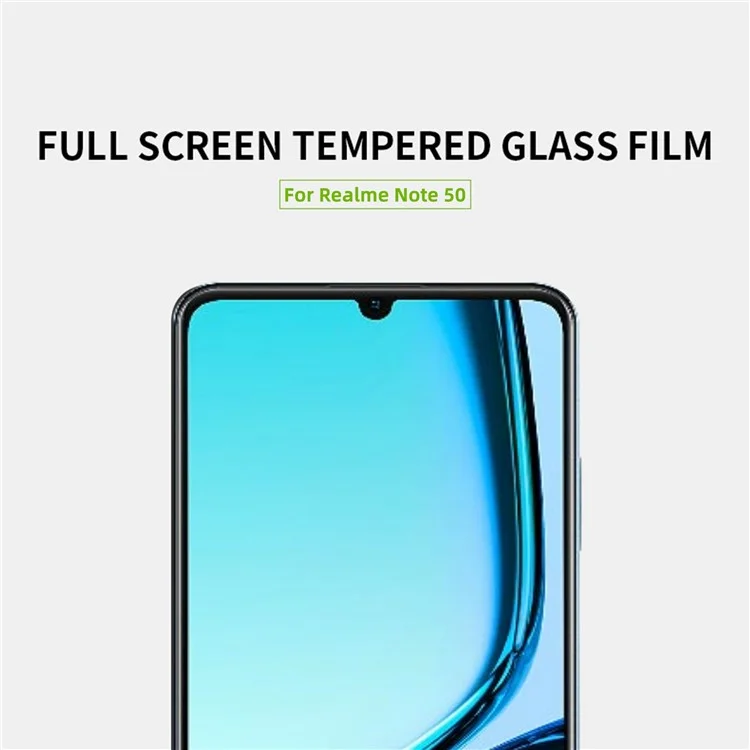 MOFI JK Tempered Glass Film Series-1 para Realme Note 50 4G Protetor de Tela de Vidro de Alta Alumínio-Silício