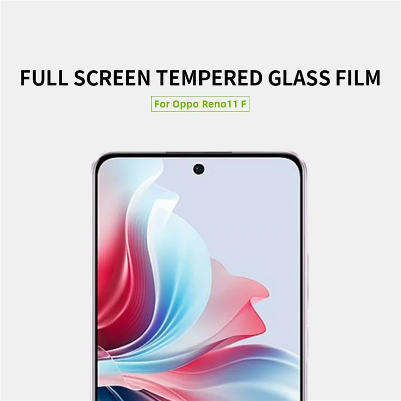 MOFI JK Tempered Glass Film Series-1 per Oppo Reno11 F 5G Protezione dello schermo completo Pellicola anti-esplosione