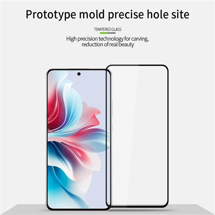 MOFI JK Tempered Glass Film Series-1 per Oppo Reno11 F 5G Protezione dello schermo completo Pellicola anti-esplosione