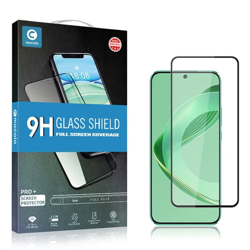 MOCOLO For Huawei nova 12 5G Screen Protector Full Glue Film Secondary Strengthening Impact-Protection - Black