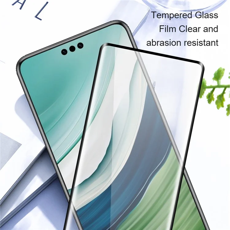 AMORUS For Huawei nova 12 5G Tempered Glass Full Screen Protector Silk Printing - Schwarz