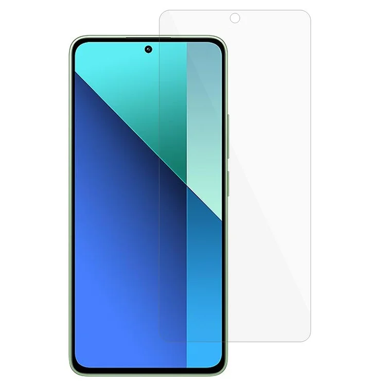 Pour Xiaomi Redmi Note 13 4G Protection d'écran Film en verre trempé à colle complète HD Clair Sans bulles