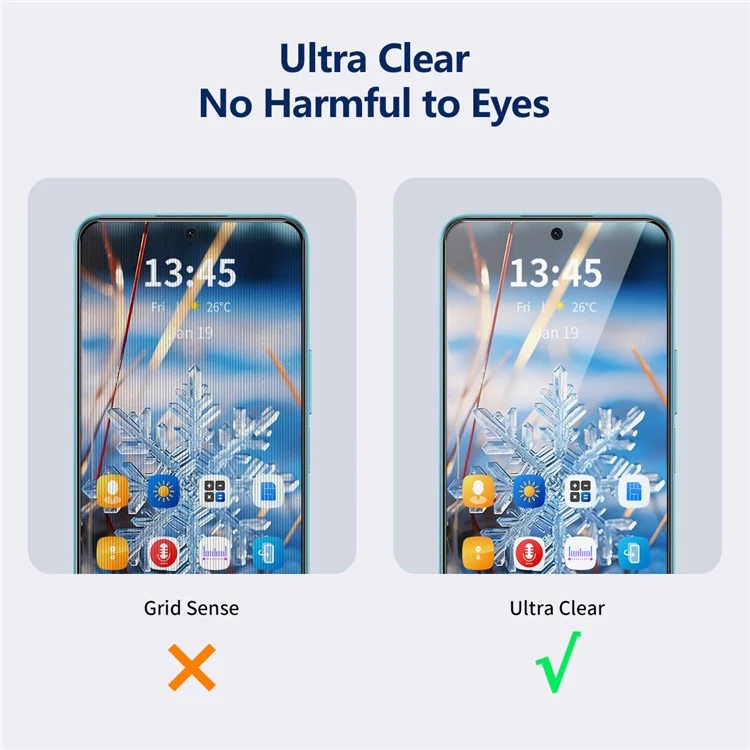 ENKAY HAT PRINCE 5Pcs Per Samsung Galaxy A35 5G / A55 5G Protezione Schermo Anti-Spia Seta Stampa Film Anti-esplosione
