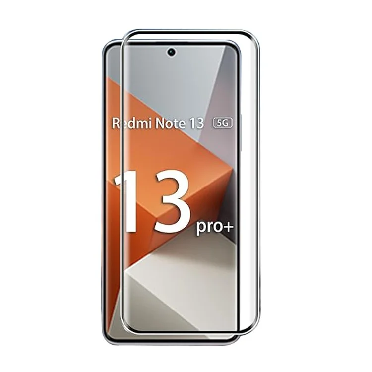 Per Xiaomi Redmi Note 13 Pro+ 5G Protezione dello schermo full screen Glue Side 3D Curved Tempered Glass Film