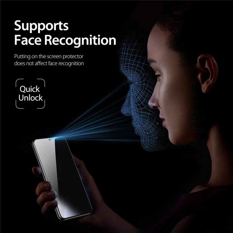 DUX DUCIS For Samsung Galaxy S23+ 2.5D 0.33mm Anti-spy Screen Protector High Aluminum-Silicon Glass Film