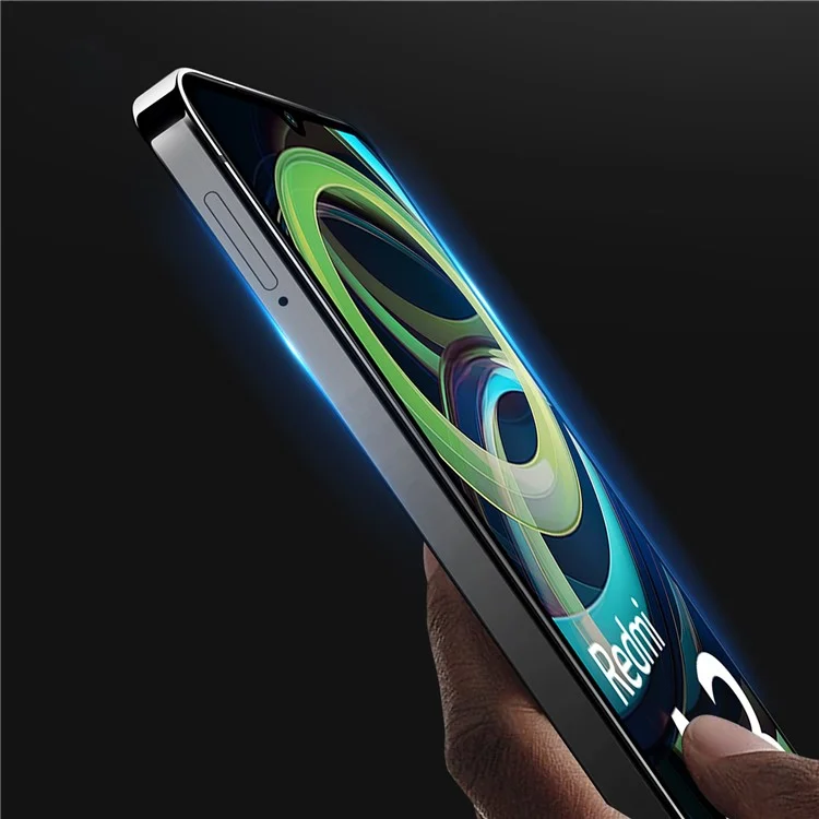 DUX DUCIS Para Xiaomi Redmi A3 / Poco C61 4G Película de Vidrio de Alúmina Media 9H de Dureza 2.5D Protector de Pantalla (9D)