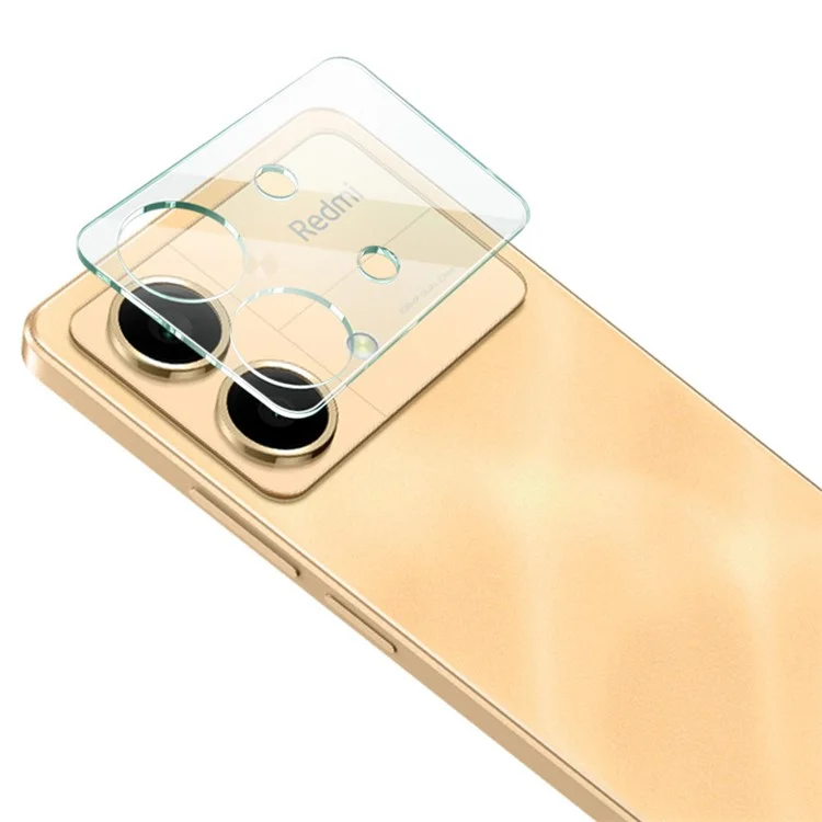 IMAK Pour Xiaomi Redmi Note 13R Pro 5G Film de Protection de Lentille Transparente Intégrée Protecteur de Lentille de Caméra avec Capuchon de Lentille