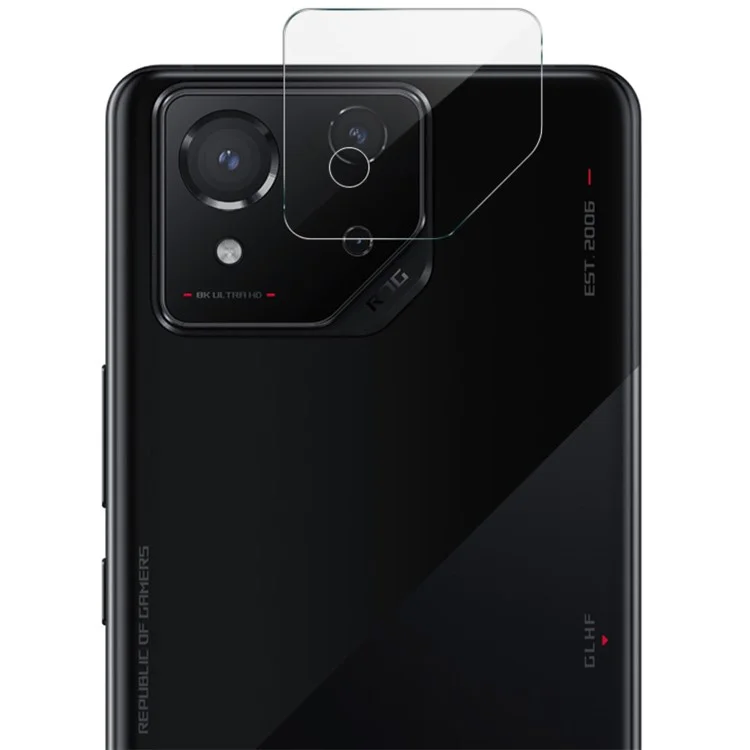 IMAK 2Pcs / Set For Asus ROG Phone 8 5G / 8 Pro 5G Protecteur d'objectif de caméra, Film de protection en verre trempé pour lentille arrière