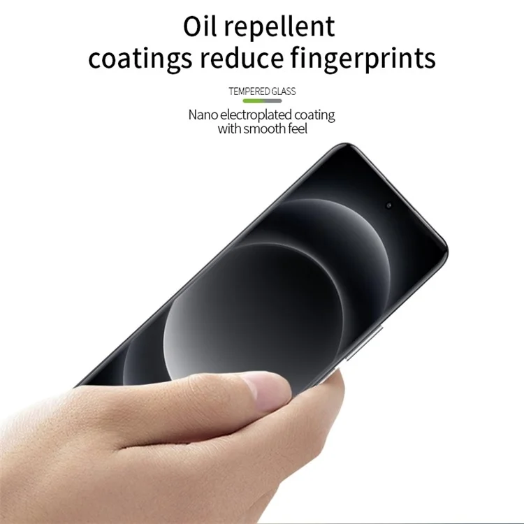 MOFI Para Xiaomi 14 Ultra 3D Curved Hot Bending Screen Protector Tempered Glass Full Glue Film