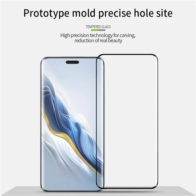 MOFI For Honor Magic6 Pro 5G 3D Curved Screen Protector Hot Bending Anti-explosion Tempered Glass Film