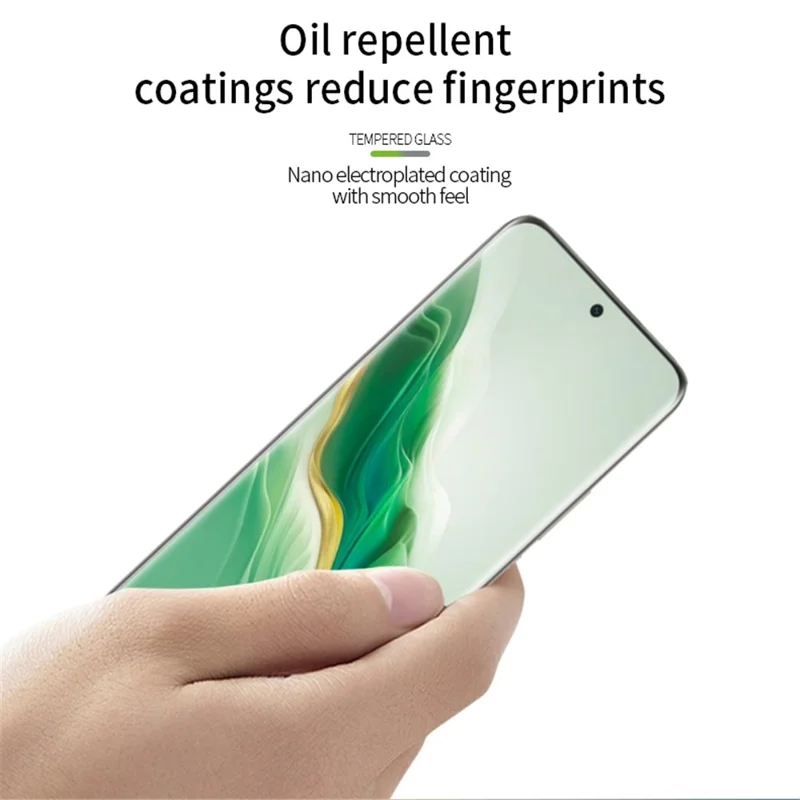 PINWUYO For Honor Magic6 Pro 5G Anti-explosion 3D Hot Bending Screen Protector Tempered Glass Film