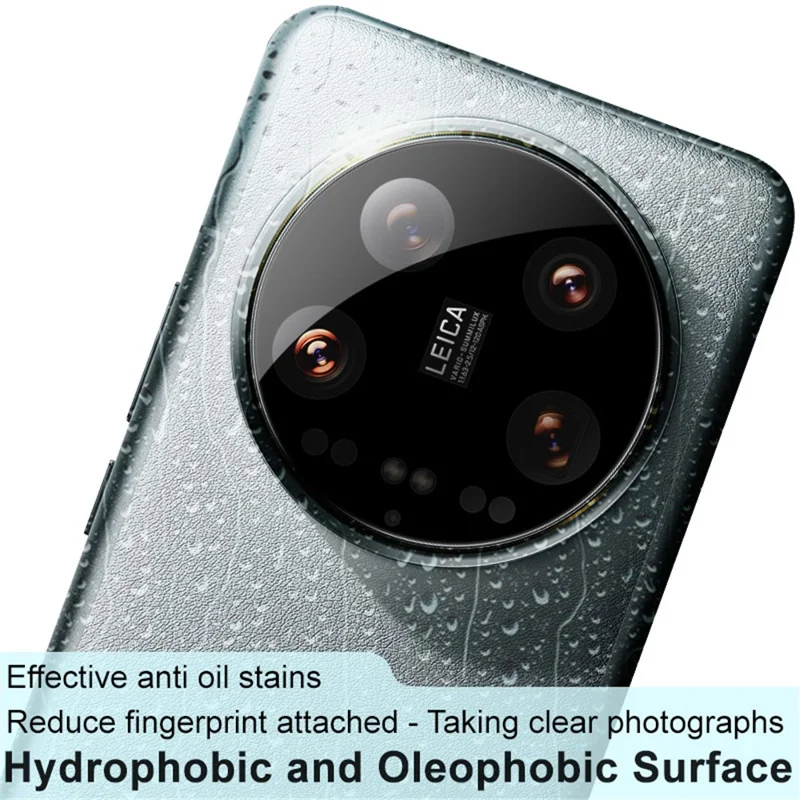 IMAK For Xiaomi 14 Ultra Camera Lens Protector Anti-scratch Lens Protective Film (Black Version)