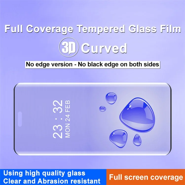 IMAK For Honor Magic6 Pro 5G / Magic6 Ultimate 5G Screen Protector 3D Curved Anti-Explosion Tempered Glass Film