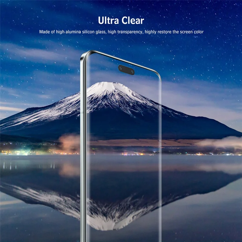 ENKAY HAT PRINCE 2PCS for Huawei nova 12 Pro 5G / 12 Ultra 5G Full Screen Protector 3D Curved Tempered Glass Support Fingerprint Unlock