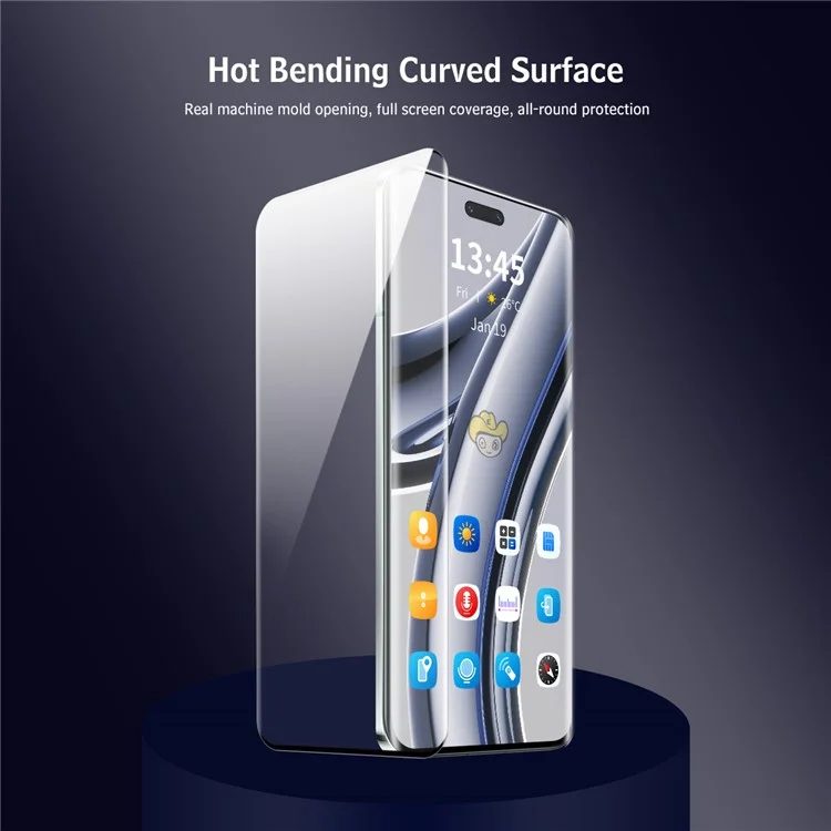 ENKAY HAT PRINCE 5PCS pour Huawei nova 12 Pro 5G / 12 Ultra 5G Protecteur d'écran Full Screen 3D Curved Tempered Glass Shield