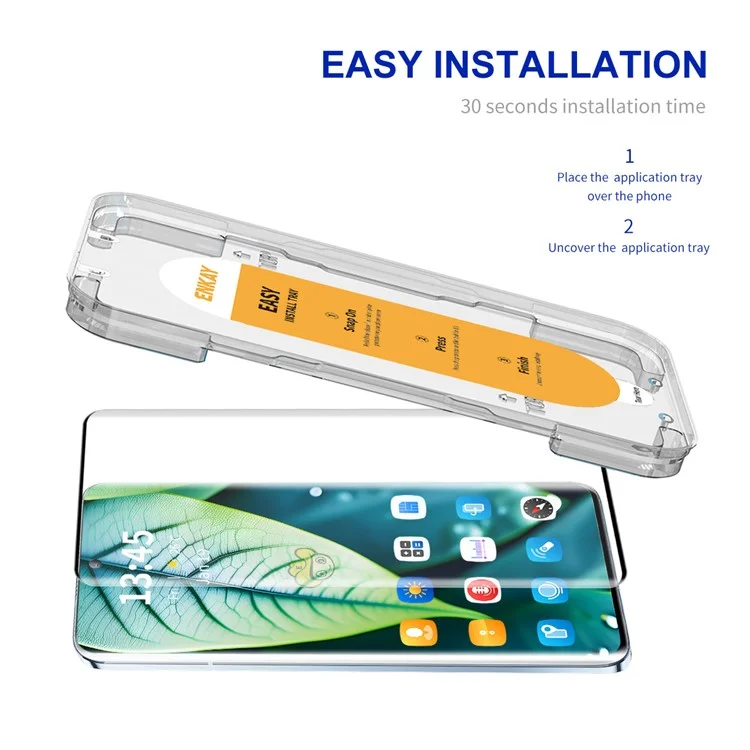 ENKAY HAT PRINCE per Oppo Find X7 Ultra Protezione dello schermo full screen 3D Hot Bending Curved Pellicola in vetro temperato
