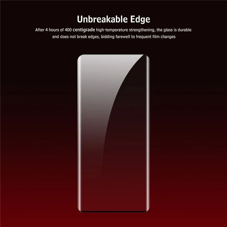 ENKAY HAT PRINCE per Oppo Find X7 Ultra Protezione dello schermo full screen 3D Hot Bending Curved Pellicola in vetro temperato