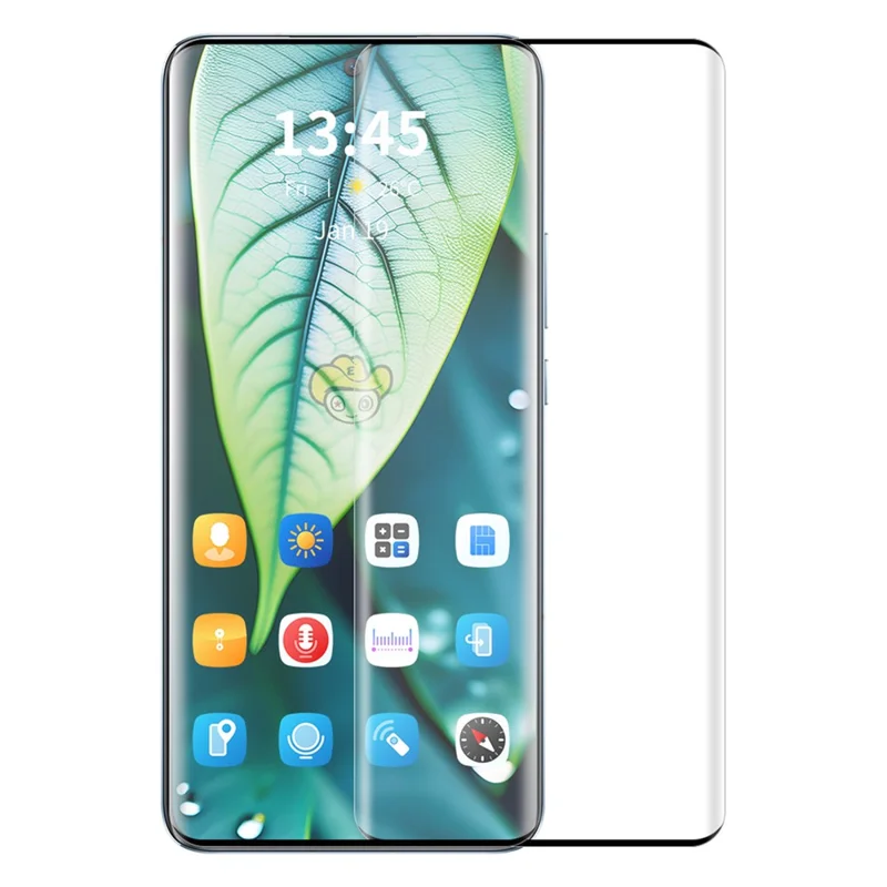 ENKAY HAT PRINCE For Oppo Find X7 5G Screen Protector Easy Installation 3D Curved Tempered Glass Support Fingerprint Unlock