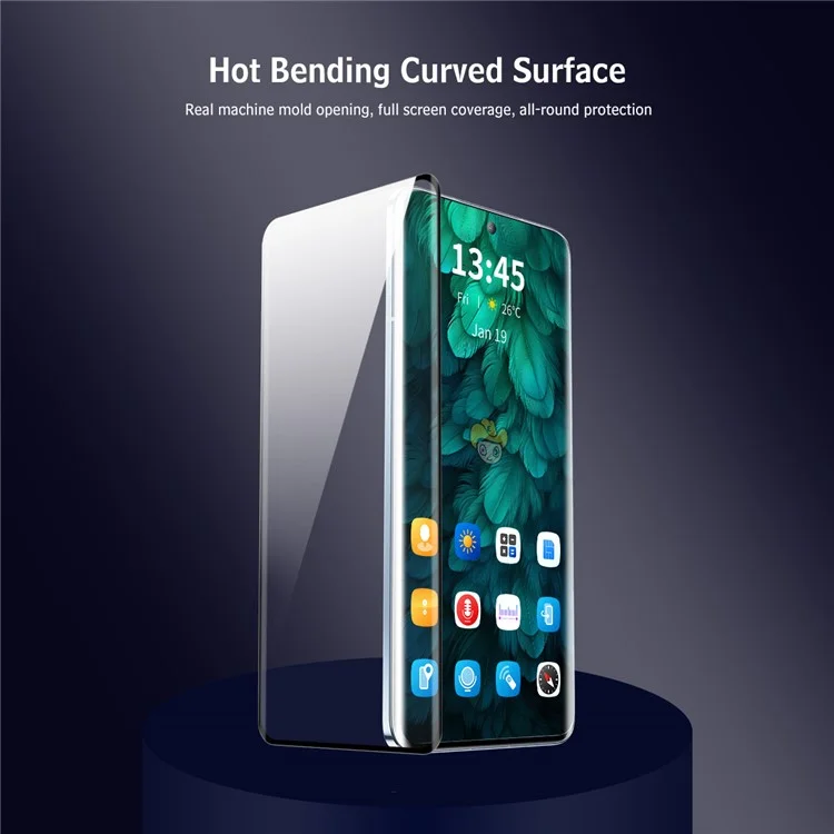 ENKAY HAT PRINCE Para OnePlus Ace 2 5G / Ace 2 Pro 5G Protetor de Tela HD Clear 3D Curved Screen Film