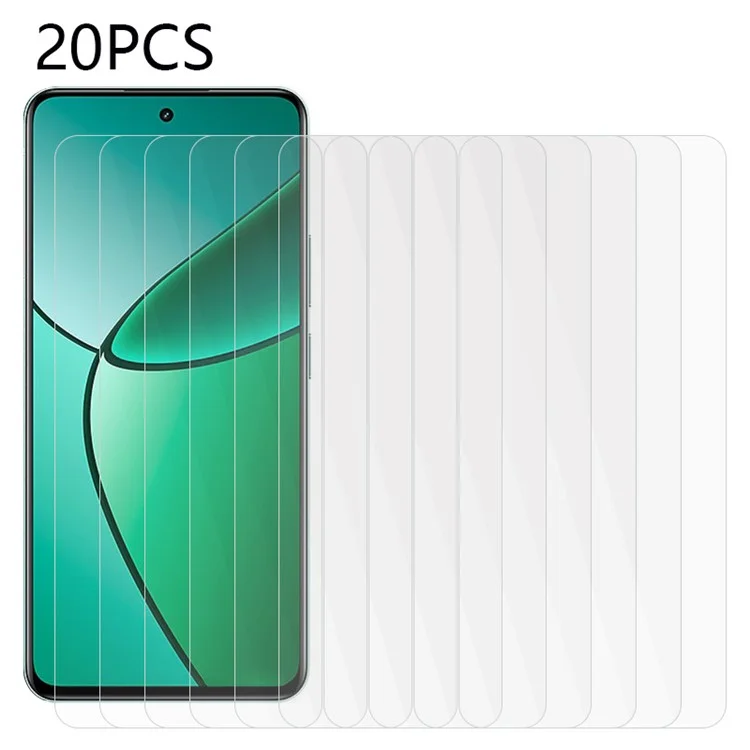 20PCS For Realme 12 4G / 12+ 5G Screen Protector 2.5D Tempered Glass Phone Sreen Saver 0.3mm Ultra Thin