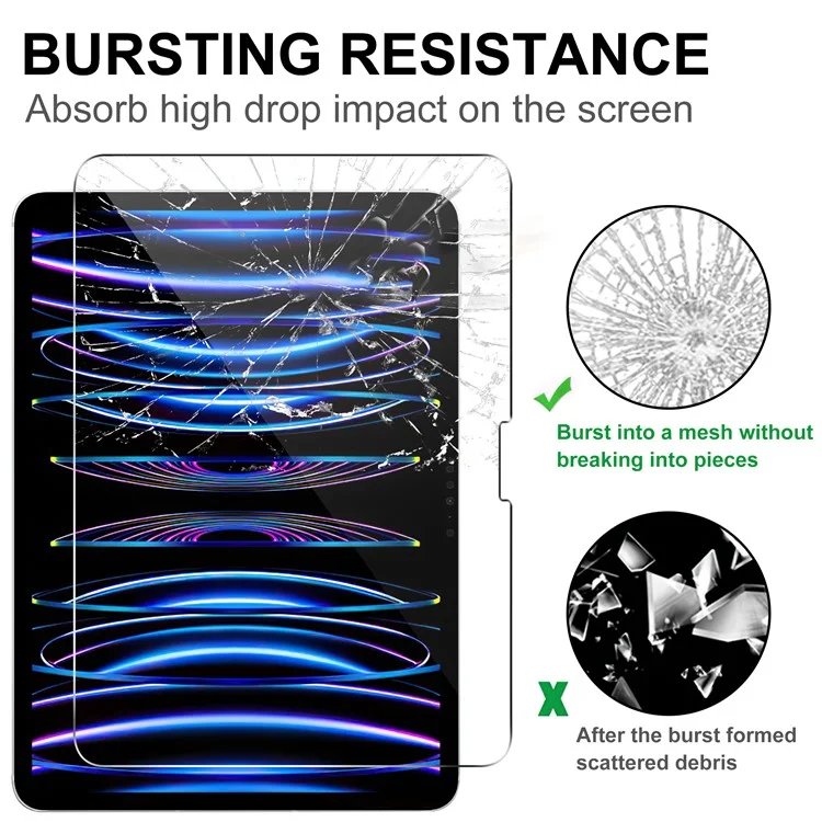 For iPad Pro 11 (2024) Tablet Screen Film Tempered Glass Anti-scratch Screen Protector