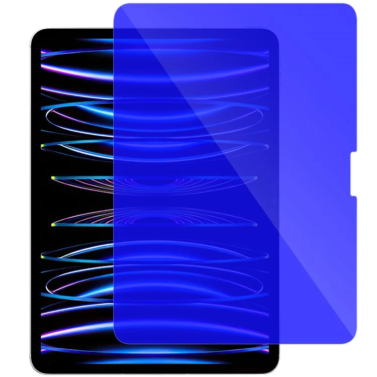 Para iPad Pro 11 (2024) Protetor de Tela de Vidro Temperado Bloqueio de Luz Azul Filme de Proteção de Tela