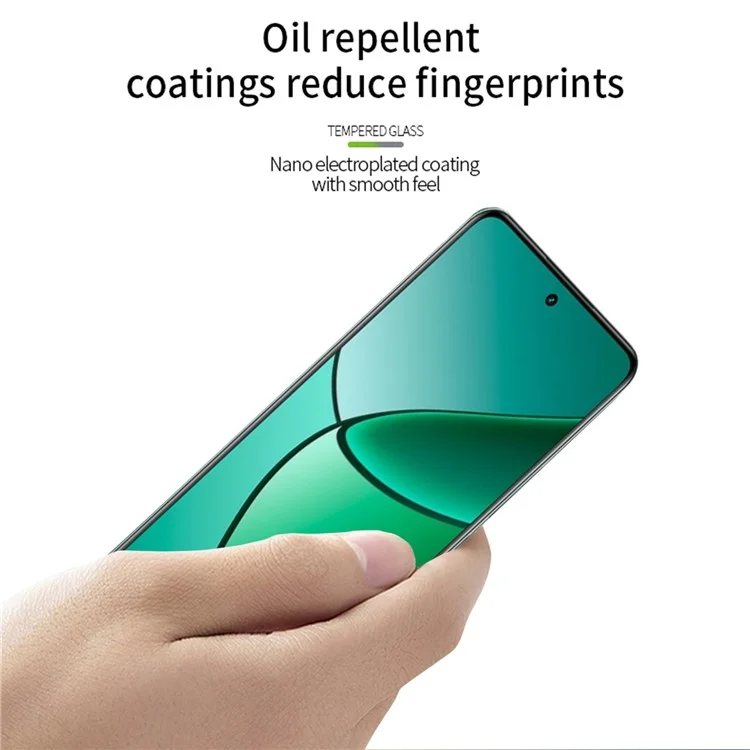 PINWUYO Série JK-2 pour Realme 12 4G / 12+ 5G Film de verre trempé anti-explosion HD Protecteur d'écran transparent