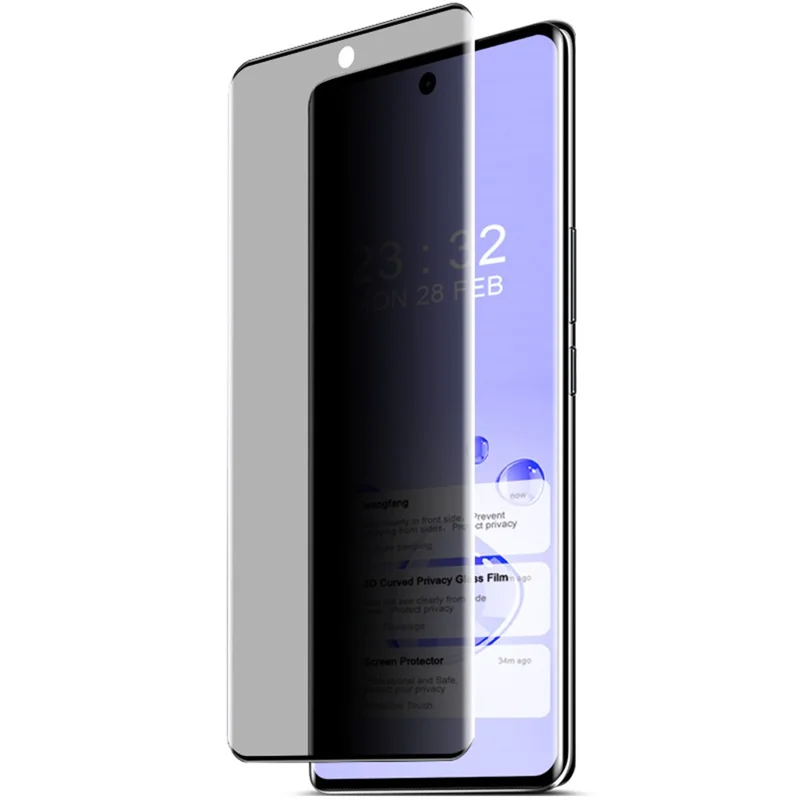 IMAK For vivo V30 5G / V30 Pro 5G Anti-peep Film 3D Curved Tempered Glass Screen Protector