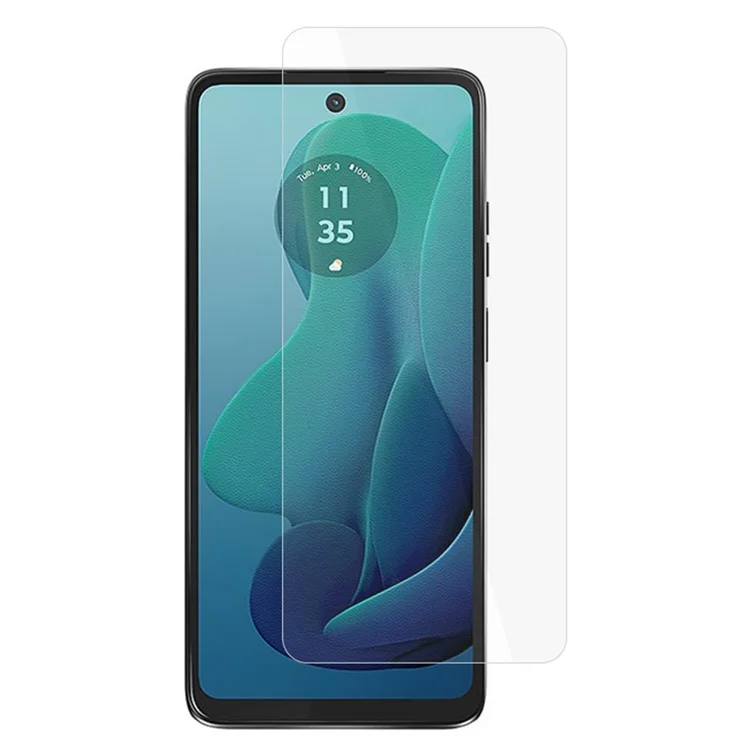 AMORUS Für Motorola Moto G 5G (2024) Displayschutzfolie 2.5D 9H Härte Hochwertiger Aluminium-Silizium-Glasfilm