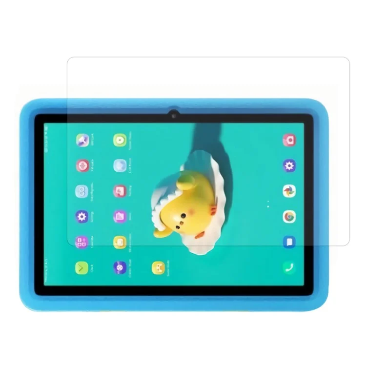 For Blackview Tab 50 Kids Tempered Glass Screen Protector Arc Edge Full Cover 0.3mm HD Clear Screen Film