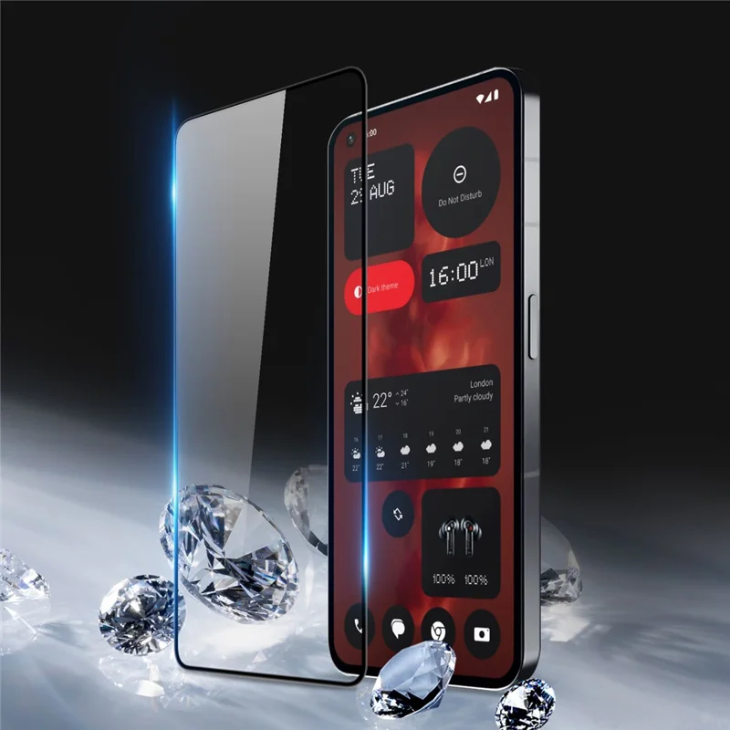 DUX DUCIS For Nothing Phone (2a) Plus / Phone (2a) Screen Protector Medium Alumina Glass Full Glue Film (10D)