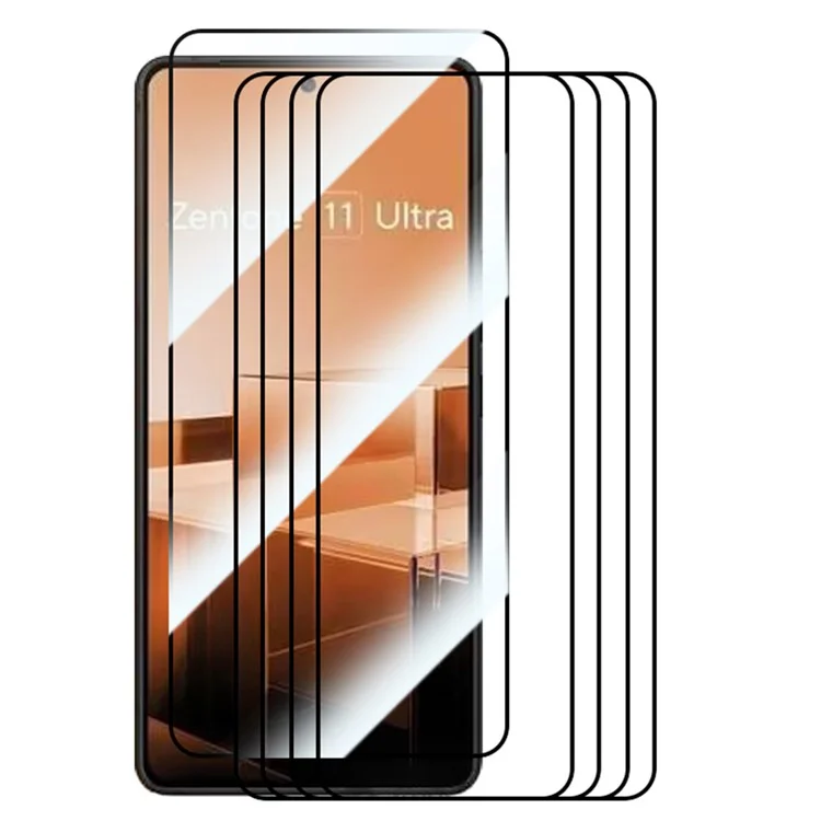 RURIHAI 10Stück Für Asus Zenfone 11 Ultra 5G Sekundäre Härtung Bildschirmschutz 0,26mm Hochaluminium-Silicium-Glas-Schutzfolie