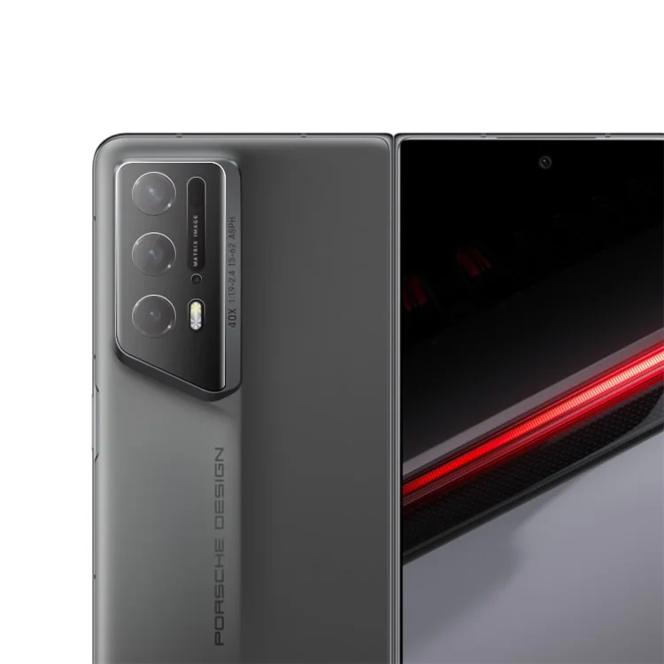 RURIHAI 0,26 mm 3D Film incurvé pour Honor Magic V2 RSR Porsche Design Silk-Printed Camera Lens Protector