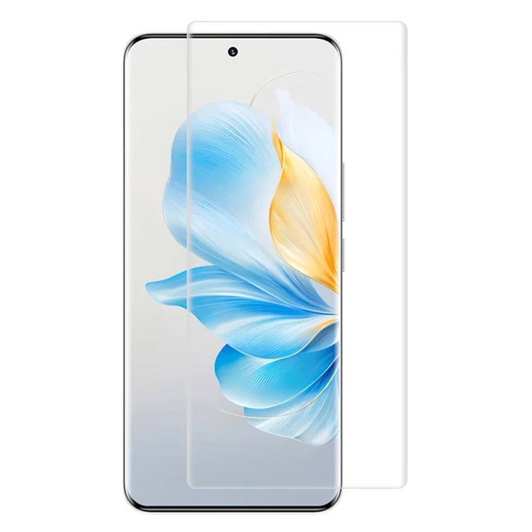 Rurihai For Honor 100 5G Protetor de Tela HD Impressão Digital Desbloquear CSG Glass UV Liquid Film Bubble Free