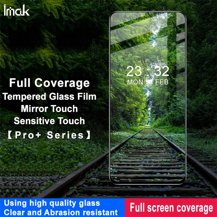 IMAK Pro+ Series для Motorola Moto G Power (2024) Закаленная стеклянная пленка 9H Full Cover Прозрачный защитный экран