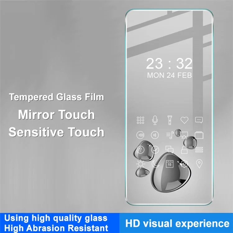 IMAK H -serie Für Oppo Reno11 F 5g / F25 Pro 5G 9H Screen Protector Temperierte Glasschutzfilm