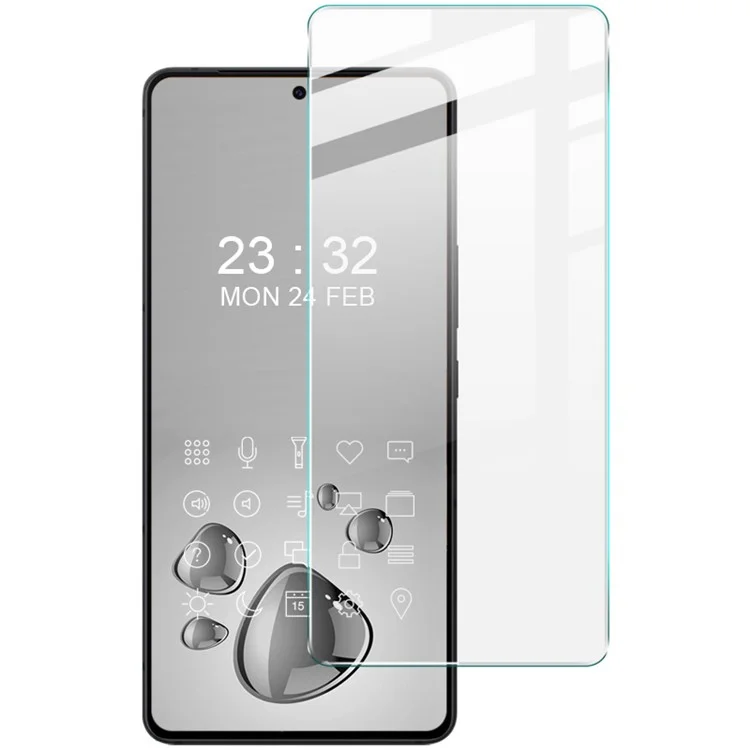 Série IMAK H Para Asus Zenfone 11 Ultra 5G Filmo Podo Ponteded Vidro de Vido 9H Protetor de Tela