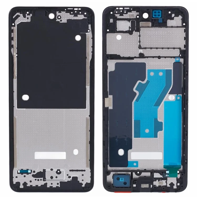 Para Transsion Infinix Smart 8 4G X6525 OEM Front Hous Housing Frame Substituição Parte (sem Logotipo)