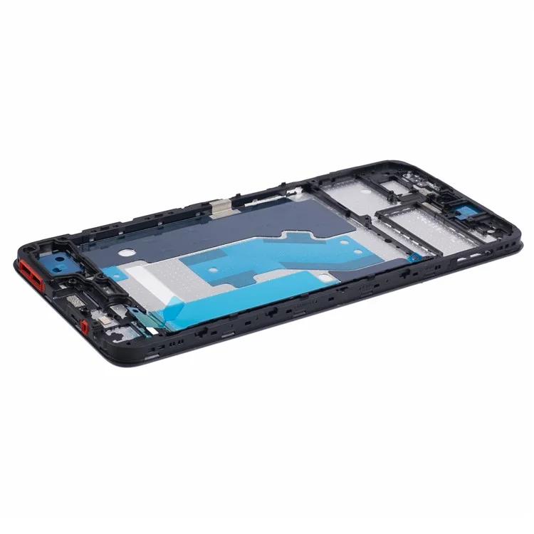 Para Transsion Infinix Smart 8 4G X6525 OEM Front Hous Housing Frame Substituição Parte (sem Logotipo)